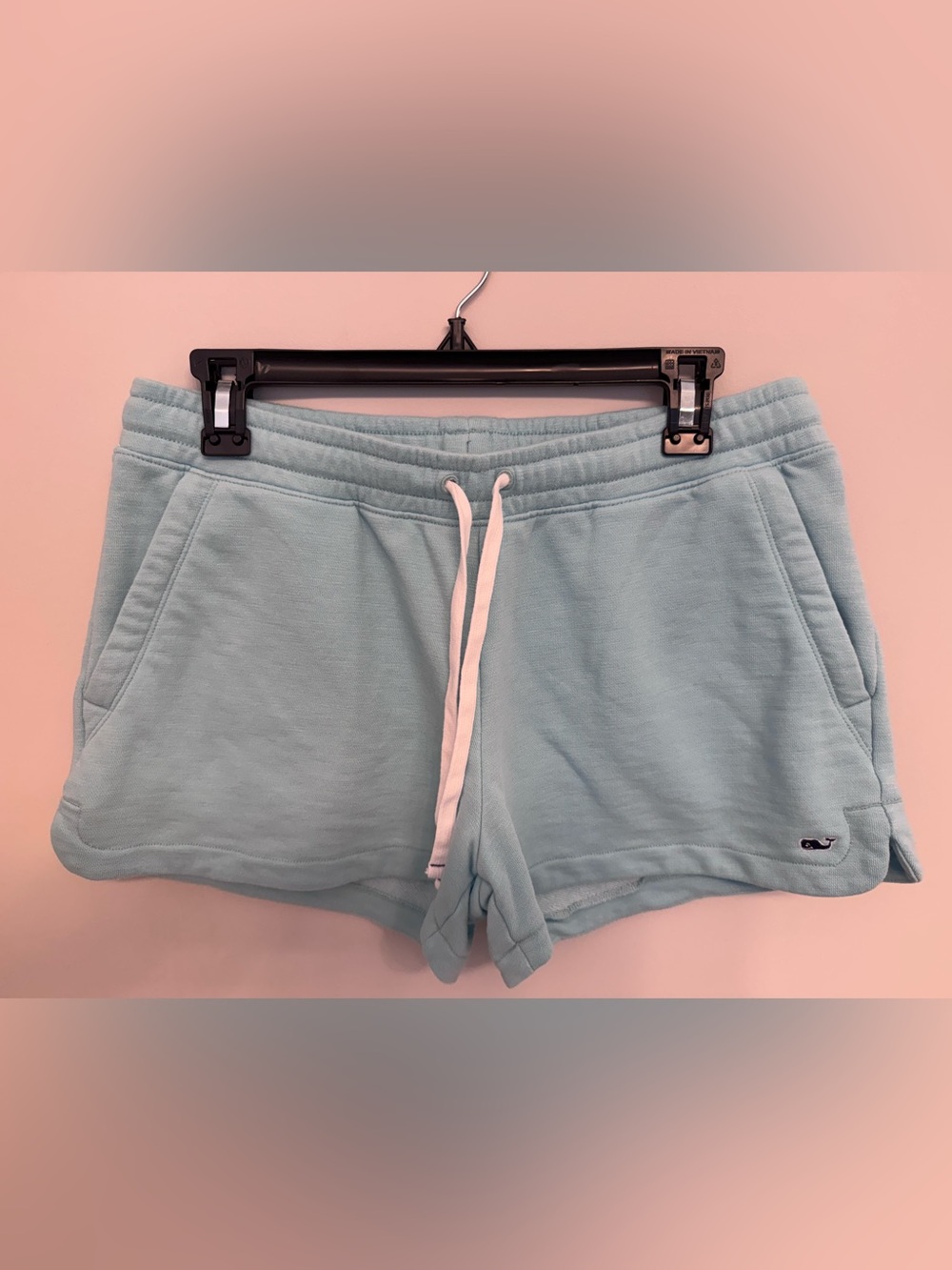 Vineyard Vines Seafoam Blue Cozy Drawstring Athletic Shorts NWOT Small